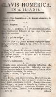 Schaufelberger, Johannes: 
Nova clavis Homerica: Cujus ope Aditus ad intelligendos sine Interprete ...