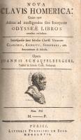 Schaufelberger, Johannes: 
Nova clavis Homerica: Cujus ope Aditus ad intelligendos sine Interprete ...