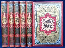 Goethe, (Johann Wolfgang von): Goethe's Werke. [Ausgabe zum 50 Todestag.] Illustrirt von ersten...