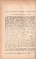 Az Orvosképzés folyóirat XXIX. évfolyamának különszámai 1-3. (1939).
1. különszám: Bakay-füzet. Tan...