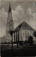 1913 Kolozsvár, Cluj; Szent Mihály templom. W. L. 20. / church (Rb)