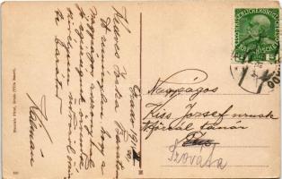 1914 Grado, Spiaggia / Strandleben. Maurizio Fürst / beach, bathers (EM)