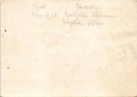 1941 Budapest II. Hűvösvölgy, Szentföldi Múzeum kápolna oltára, belső (non PC) (tűnyomok / pinmarks)