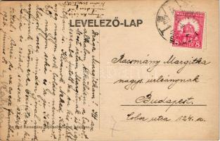 1925 Eger, a minaret és a rác templom. Az Egri Keresztény Sajtószövetkezet tulajdona