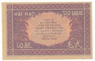 Francia Indokína 1942(DN) 20c "BN 243.386" középen végigfutó nyomdai papírránc T:AU
Frenc...