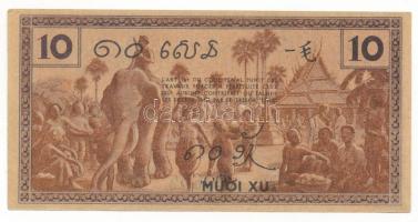 Francia Indokína 1939(DN) 10c "200657 EN" T:AU
French Indochina 1939(ND) 10 Centimes &quo...