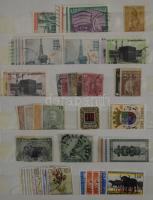 Hagyaték: 11 db kisebb-nagyobb házi készítésű berakó, benne modern magyar sorozatok készlete 2 db A/...