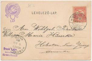 1900 Körmöcbánya, Kremnitz, Kremnica; Zólyomvölgyi vasúti alagút. Braun Ármin kiadása / railway tunn...