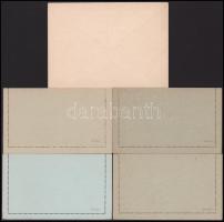 1916-tól 11 db díjjegyes küldemény, benne SHS, Baranya, Románia, Bodor vizsgálójellel + osztrák-magy...