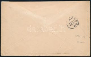 1896 Ajánlott távolsági levél Színesszámú 20kr 11 1/2 fogazású bélyeggel bérmentesítve R! (80.000) /...