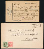 1874-1899 24 db Színesszámú Krajcáros bélyeggel bérmentesített küldemény, luxus minőség / Small lot:...