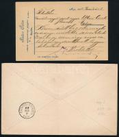 1874-1899 24 db Színesszámú Krajcáros bélyeggel bérmentesített küldemény, luxus minőség / Small lot:...