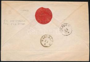 1872 Távolsági levél Réznyomat 5kr bérmentesítéssel, luxus minőség / Domestic cover with 5kr frankin...