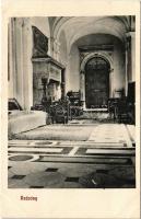 Füzérradvány, Radvány; Károlyi kastély szálló, márványfolyosó, belső. Seefehlner J.L. kiadása