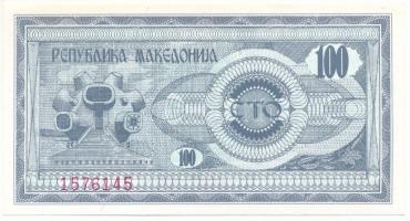 Észak-Macedónia 1992. 100D T:UNC
North Macedonia 1992. 100 Denari C:UNC