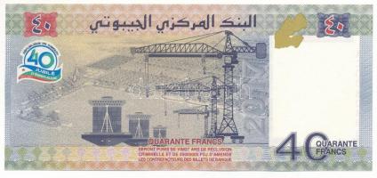 Dzsibuti 2017. 40Fr "A Függetlenség 40. évfordulója" "AC 0080489" T:UNC
Djibout...