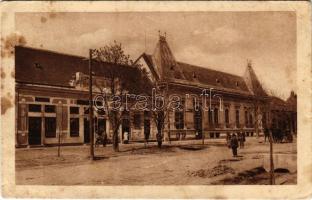 1928 Verebély, Vráble; utcakép / street view (fl)