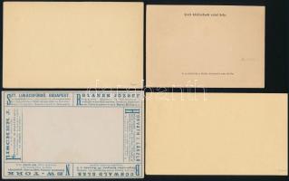 1869-1956 45 db használatlan díjjegyes levelezőlap (Hoboday 119.300) / PS-cover lot: 45 unused PS-co...