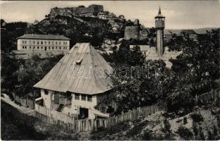 Jajce, general view with fortress. Verlag Jakob Engel (EK)