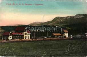 Pale, Bahnhof. B. H. St. B. Sarajevo - Ostgrenze / railway station (small tear)