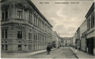 1910 Tuzla, Dolnja Tuzla; Kreisgerichtsgebäude / Okruzni sud / district court, street view. Edit. Ad...