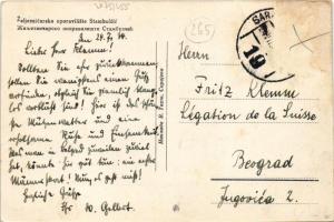 1934 Stambolcic (Pale), Zeljeznicarsko oporaviliste / railway sanatorium, restaurant, interior (Rb)