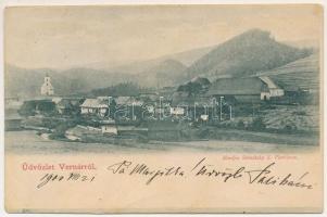 1900 Vernár, Wernsdorf, Vernár; látkép. Stitnitzky S. kiadása / general view (vágott / cut)