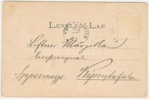 1900 Vernár, Wernsdorf, Vernár; látkép. Stitnitzky S. kiadása / general view (vágott / cut)