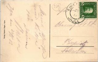 1913 Jajce, Jajce Citadel, fortress, clock tower. Verlag Sandor Engel (fl)