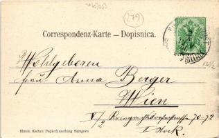 1906 Sarajevo, general view. Simon Kattan