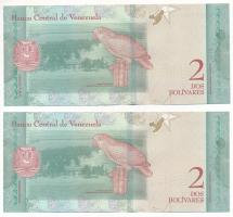 Venezuela 2018. 2B (2x) sorszámkövetők "B08017751 - B08017752" T:UNC
Venezuela 2018. 2 Bo...