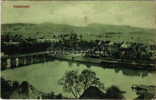 1911 Sanski Most, Sanskimost; general view, bridge. B.W. Wien (Rb)