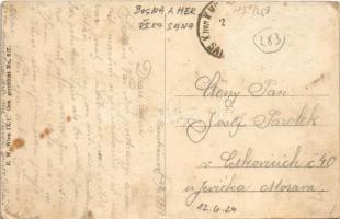 1911 Sanski Most, Sanskimost; general view, bridge. B.W. Wien (Rb)