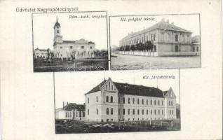 Nagytapolcsány with public school and court