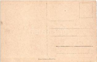 Károly császár és király az isztriai lakosság körében, képeslapfüzetből / Charles I of Austria among...