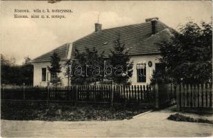 Kozova, Kozowa; Wila c. k. notaryusza / notary's villa. Verlag E. Schreier (fl)