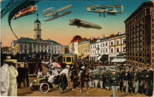 1915 Chernivtsi, Czernowitz, Cernauti, Csernyivci (Bukovina, Bucovina, Bukowina); Czernowitz in der ...