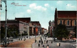 1912 Wroclaw, Breslau; Schweidnitzer Strasse. Carl Dittmar / street view (EB)