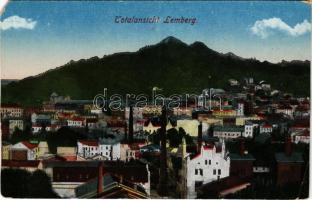 1918 Lviv, Lwów, Lemberg; Totalansicht / general view (non PC) (EM)