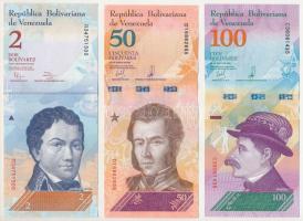 Venezuela 2012. 2B + 2018. 50B + 2018. 100B T:UNC,AU
Venezuela 2012. 2 Bolívares + 2018. 50 Bolívar...