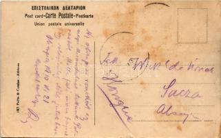 1910 Athína, Athens, Athenes; Temple de Jupiter / Columns of the Temple of Olympian Zeus (small tear...