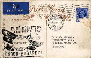 1935 London, Horse Guards Parade, Trooping of the Colours + "Első Közvetlen Légiposta Járat Lon...