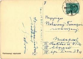 1941 Kalotaszegi népviselet, folklór / Hungarian folklore art postcard (fl)