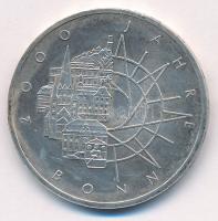 Német Szövetségi Köztársaság 1989D 10M Ag "Bonn városának 2000. évfordulója" T:UNC,AU
Fed...