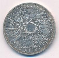 Német Szövetségi Köztársaság 1989G 10M Ag "A Német Szövetségi Köztársaság 40. évfordulója"...