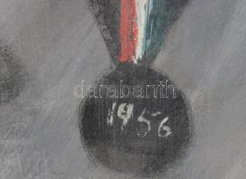 DG jelzéssel: 1956. Olaj, vászon. Kissé kopott fakeretben. 70x50 cm