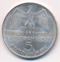 Német Szövetségi Köztársaság 1971G 5M Ag "A Német Birodalom alapításának 100. évfordulója"...