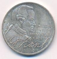 Német Szövetségi Köztársaság 1974D 5M Ag "Immanuel Kant" T:UNC,AU patina
Federal Republic...