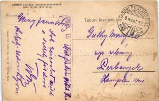 1916 Kobek ezredes, ezredparancsnokunk 1914 IX-től 1916 VI-ig. Kiadja a M. kir. 10. honvéd gyalogezr...