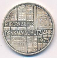 Német Szövetségi Köztársaság 1975F 5M Ag "Európai műemlékvédelmi év" T:UNC,AU patina
Fede...